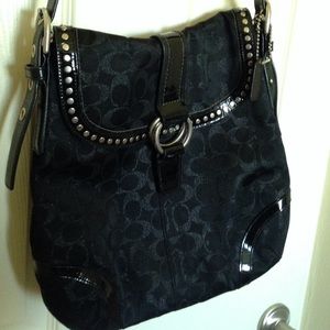 Black Coach Shoulder Bag