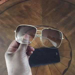Authentic Celine Gold Frame Sunglasses