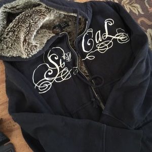 Black SoCal Zip Up