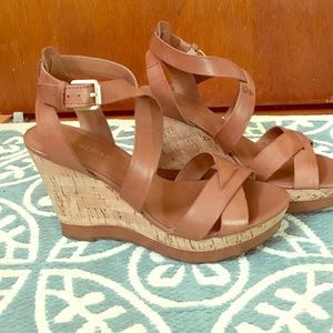 🎉SALE🎉 Franco Sarto cork wedges