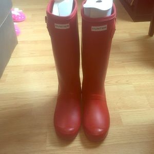 Red Hunter Boots for sale!