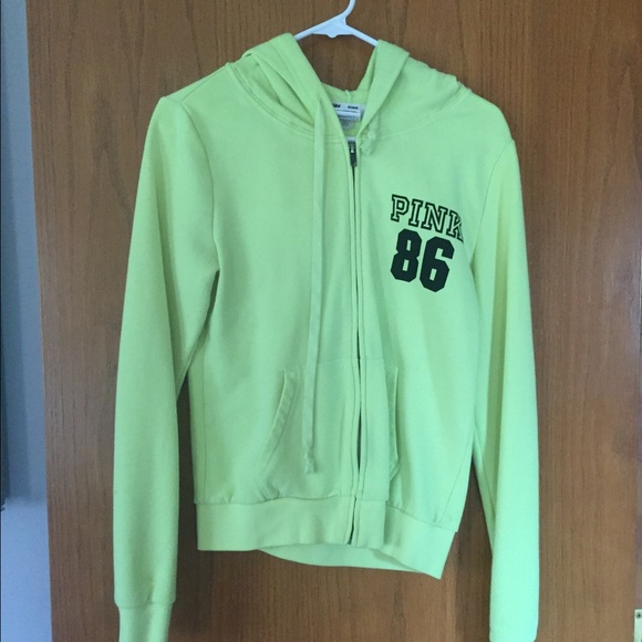 Yellow PINK zip-up