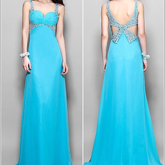 Lilac full length formal dress