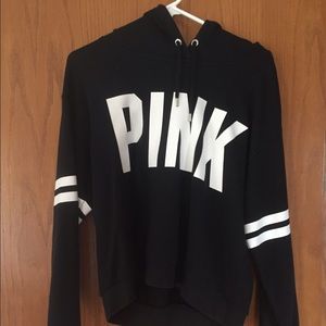 Black "PINK" sweatshirt