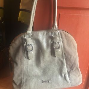 Elle brown leather bag