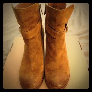 Like new Sam Edelman brown leather calf boots!