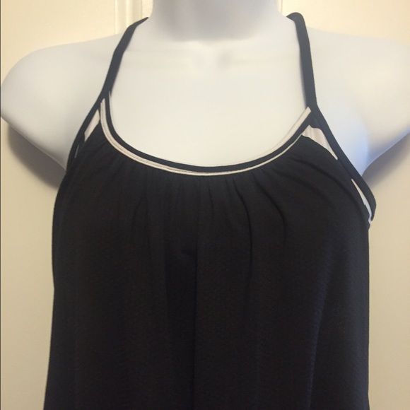 🚫SOLD🚫Lululemon Black Chevron Bra No Limits Tank - Picture 7 of 8
