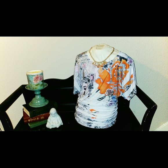 Fashionable Print Blouse