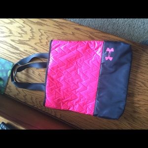 Hot pink breast cancer bag