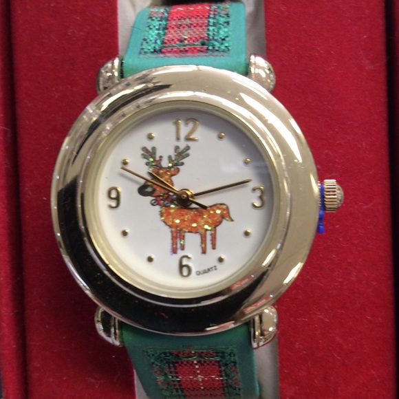Macy's Holiday Lane reindeer watch - Picture 2 of 2