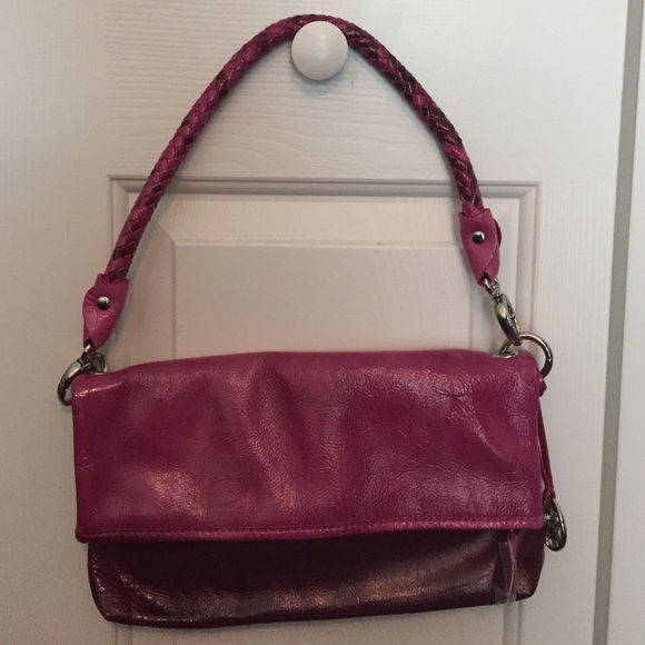 NWT The Sak pink ombré fold over bag braided strap