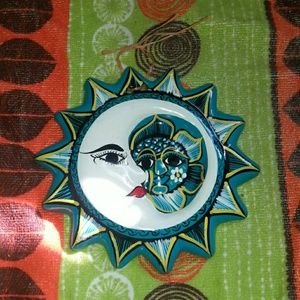 Sun-moon ceramic wall hanging ????