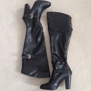 Chunky heel boots