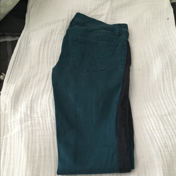 Green with black stripe