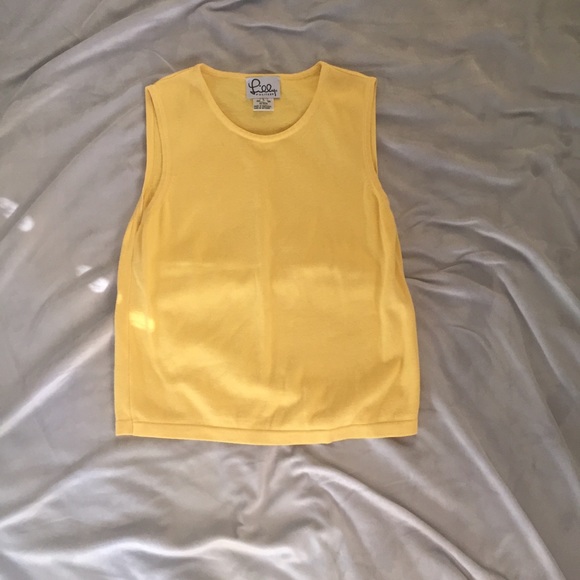 Lemon yellow Lilly Pulitzer sweater