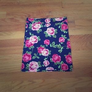 💥SALE💥 floral high waisted mini skirt