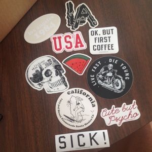 10 stickers