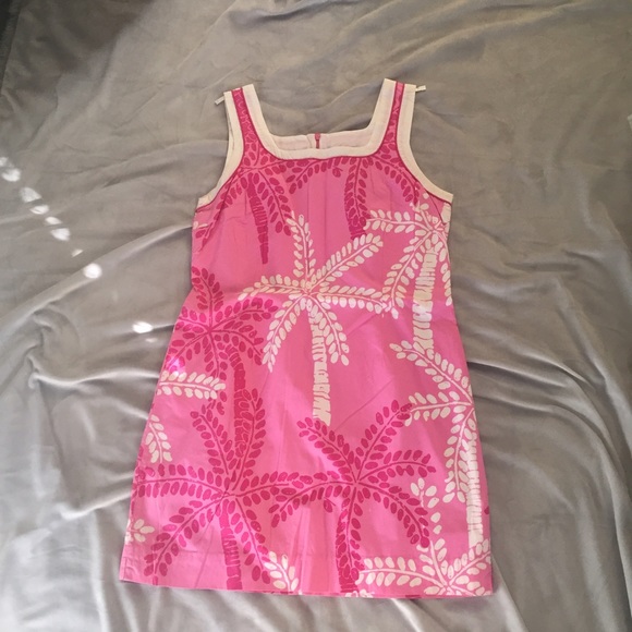 Lilly Pulitzer palm leaf dress
