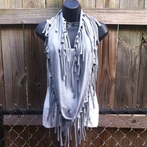 Gray handmade scarf!