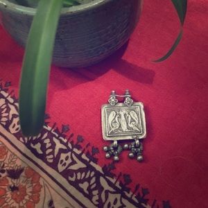 Turkish sterling silver bird pendant