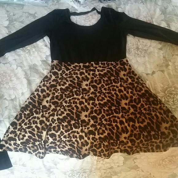 Cheetah Print Skater Dress