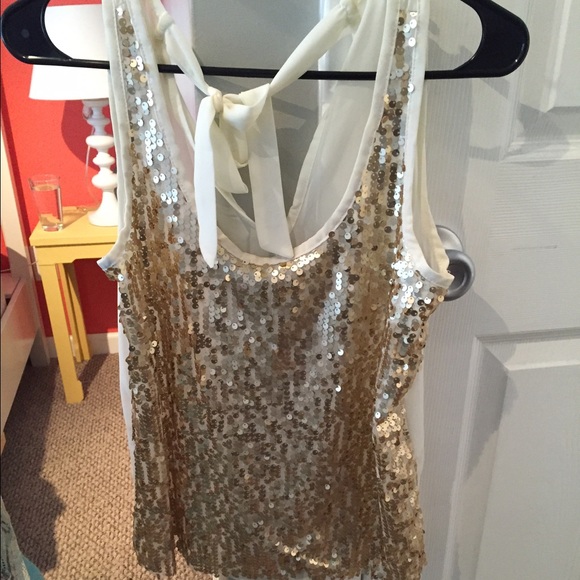 Sequin tank top