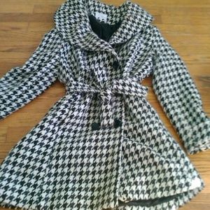 Patterned Trench Coat
