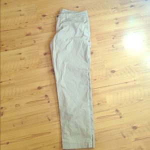 Straight leg kahki pants