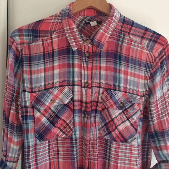 BDG super soft plaid shirt.
