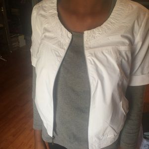 Chico White Short Sleeve Jacket
