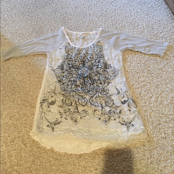 Angel & diamonds quarter sleeve