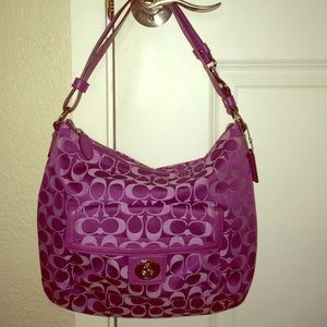 Purple Coach Purse