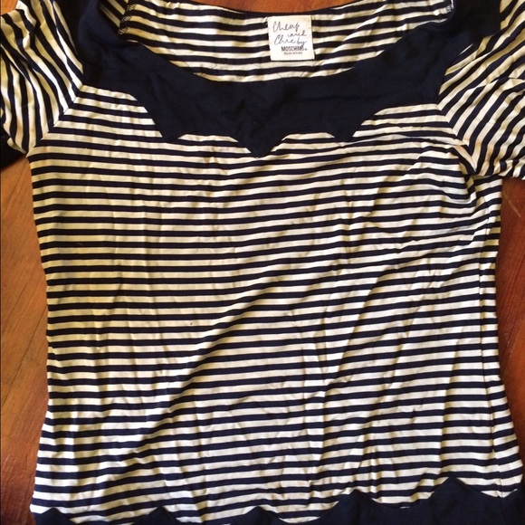 Moschino boat neck top