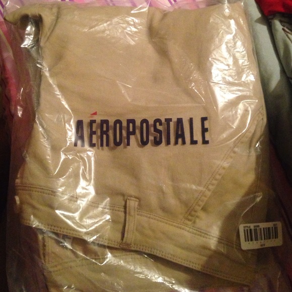 Aeropostale khaki school pants . Size: 16R
