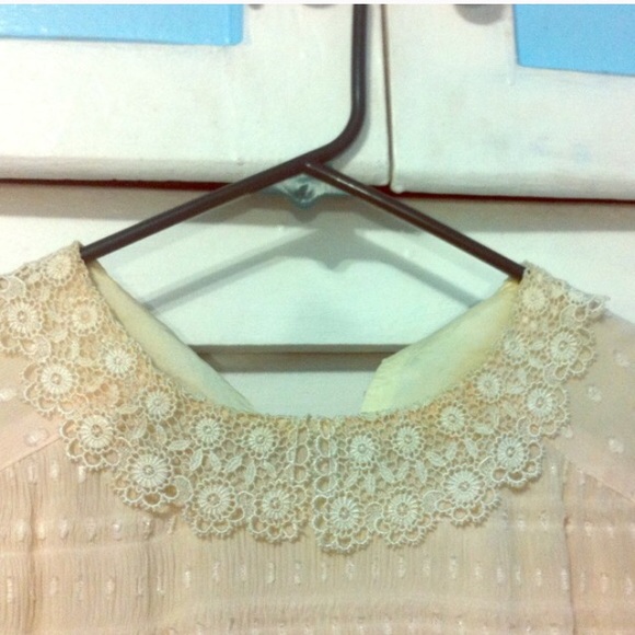 Vintage Swiss dot mod wedding dress