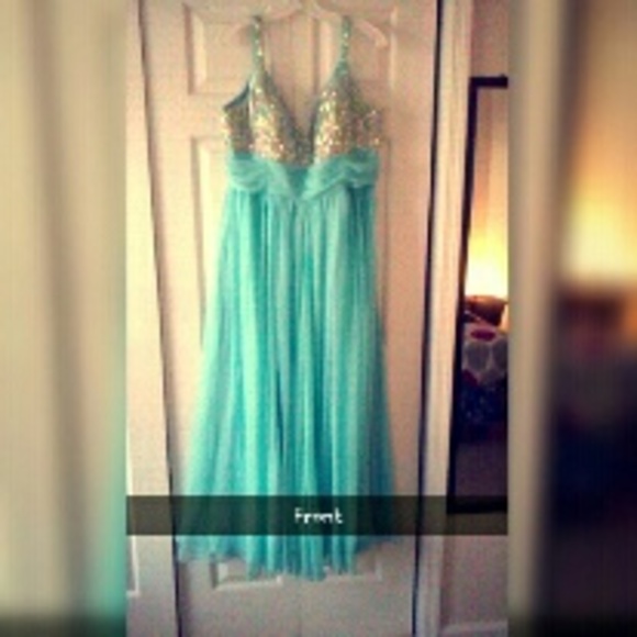 Plus size prom dress