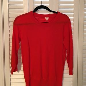 J. Crew red sweater