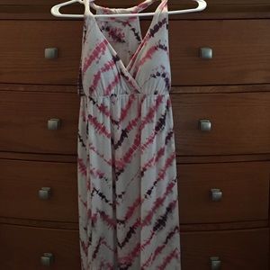 Muddy floor length dress