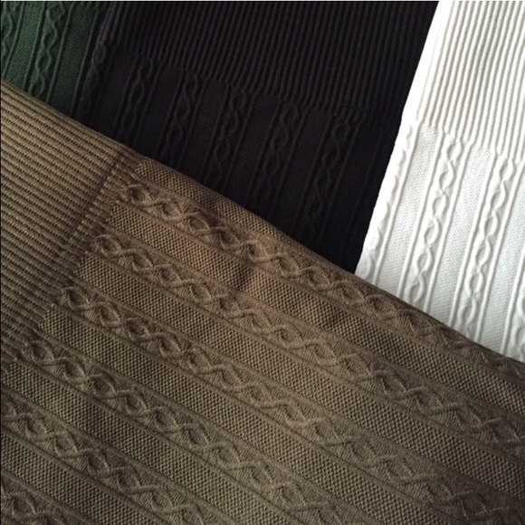 Cable Knit Leggings/Footless Tights - Picture 4 of 4