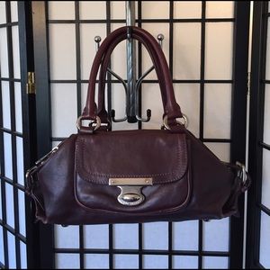 Plum Marc Jacobs top handle satchel