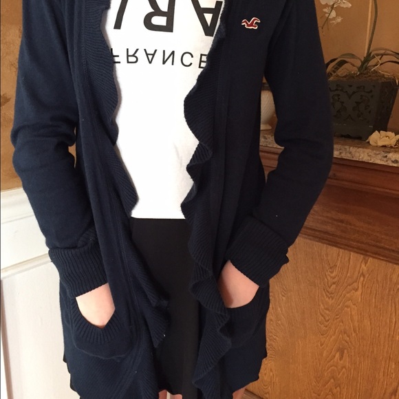 Navy Blue Hollister sweater