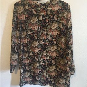 Vintage floral tunic
