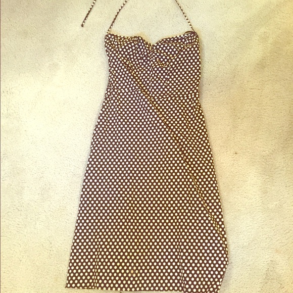 Betsy Johnson black & white dot dress