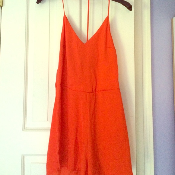 H&M orange romper