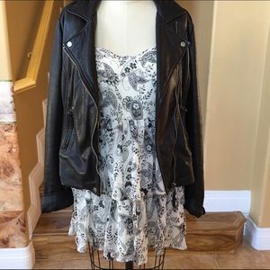 Patterned mini dress