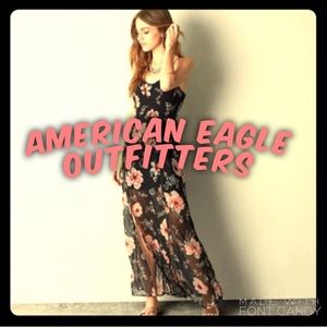 AE Floral maxi dress