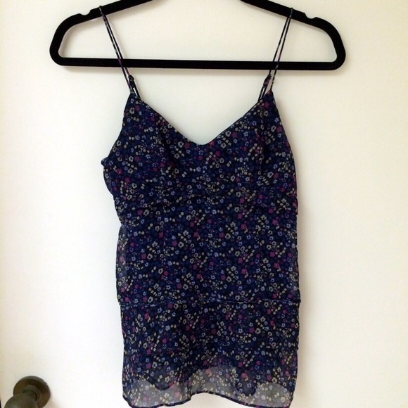 AE chiffon spaghetti strap blouse