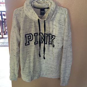 VS PINK sweater with neck warmer attached
