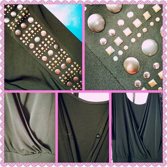 🔷RESERVED🔷 Rock & Republic Convertible Stud Top - Picture 4 of 4