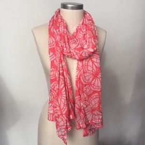 Coral Patterned Scarf